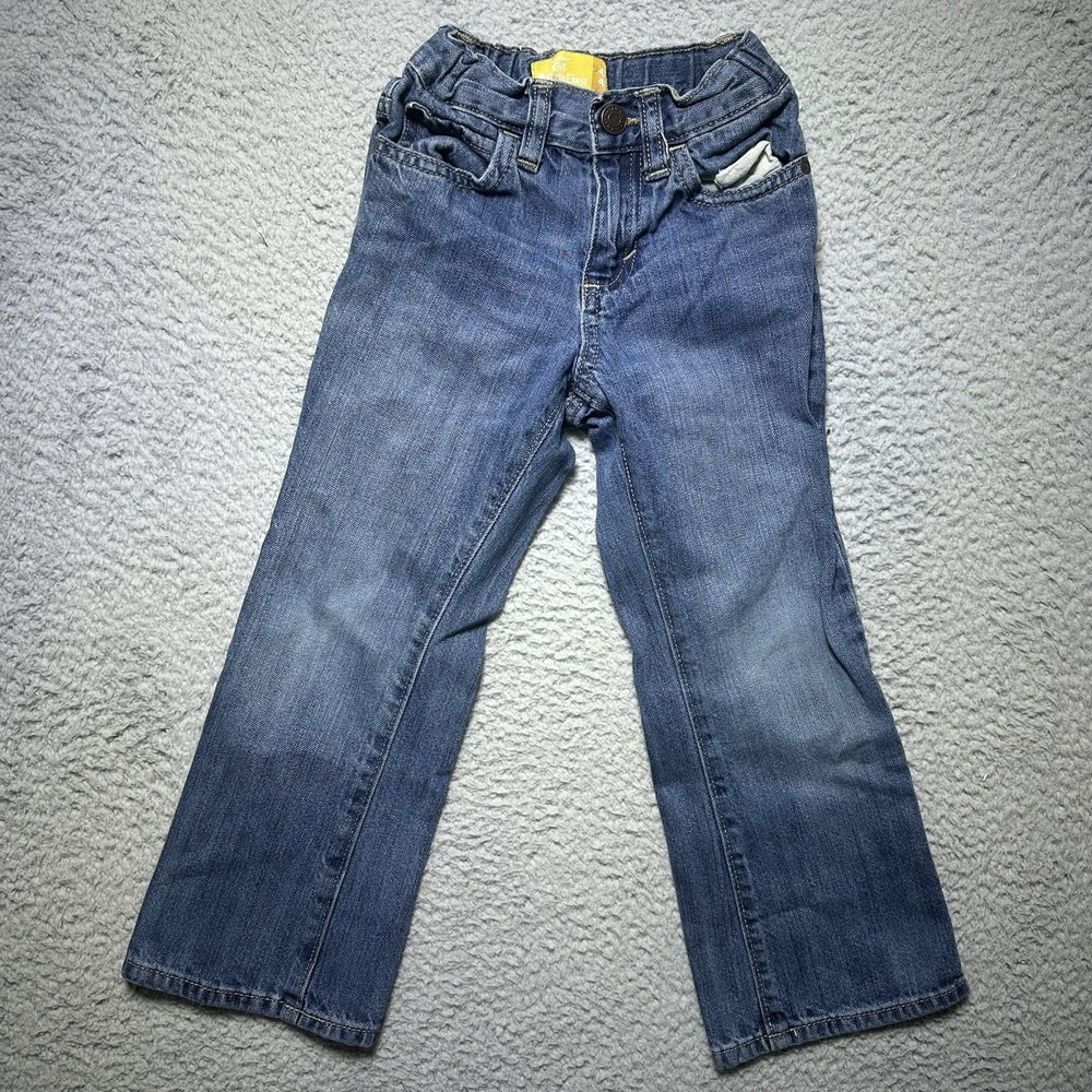 Old Navy Boot Cut Flare Evase Jeans Blue Kids Size 4T 4A Western Cowboy